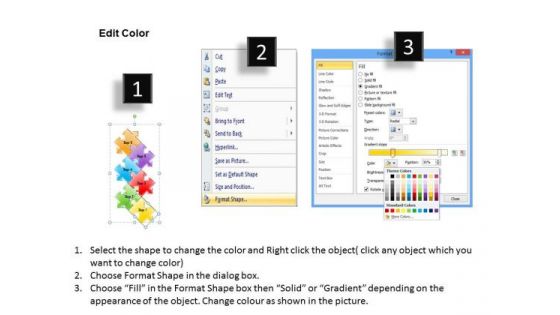 Timeline PowerPoint Template 6 Staged Zigzag Modeling