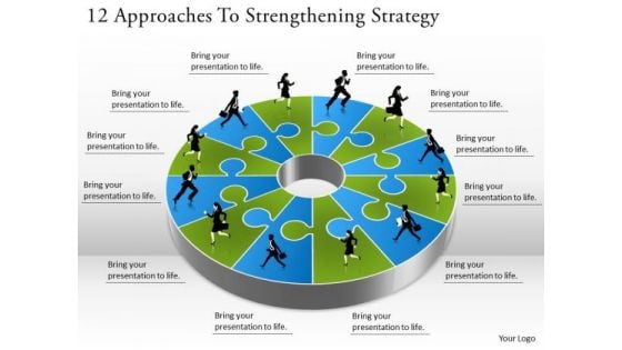 Timeline Ppt Template 12 Approaches To Strengthening Strategy