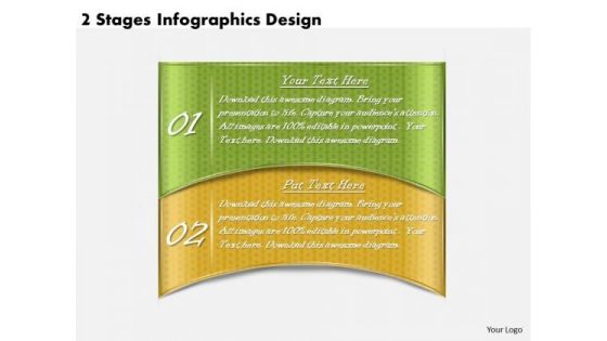 Timeline Ppt Template 2 Stages Infographics Design