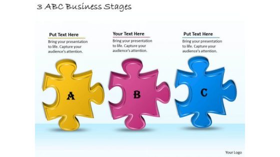 Timeline Ppt Template 3 Abc Business Stages