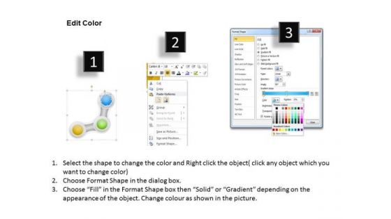 Timeline Ppt Template 3 Staged Zigzag Path Diagram