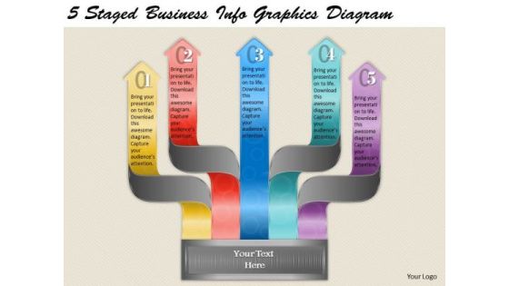 Timeline Ppt Template 5 Staged Business Info Graphics Diagram