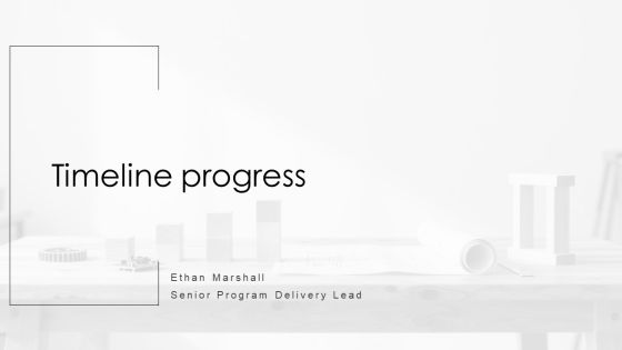 Timeline Progress PPT Structure VM