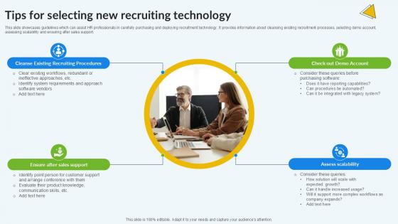 Tips For Selecting New Recruiting Technology PPT Example Tips For Selecting New Recruiting Technology PPT Example