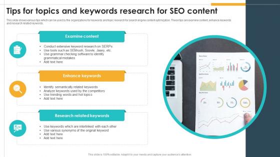 Tips For Topics And Keywords Research For Seo Content Seo Content Plan To Drive Strategy SS V