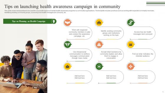 Tips On Launching Health Awareness Building A Winning Community Outreach Strategy SS V Tips On Launching Health Awareness Building A Winning Community Outreach Strategy SS V