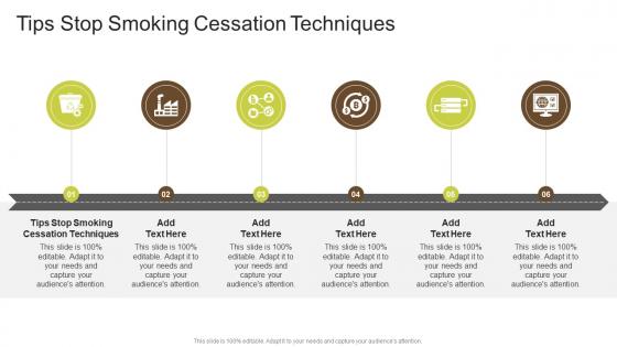Tips Stop Smoking Cessation Techniques In Powerpoint And Google Slides Cpb