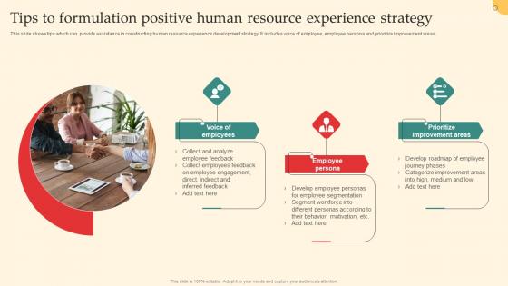 Tips To Formulation Positive Human Resource Experience Strategy Elements Pdf