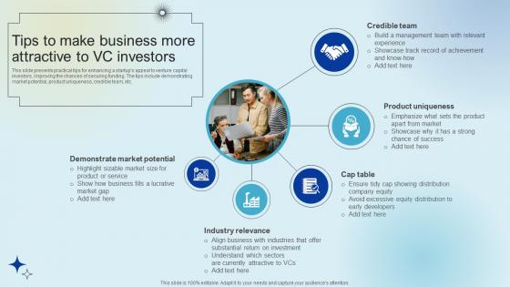 Tips To Make Business More Attractive To VC Raising Venture Capital A Holistic Approach Fin SS V