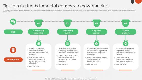 Tips To Raise Funds For Social Causes Via Crowdfunding For Nonprofits To Support Fin SS V