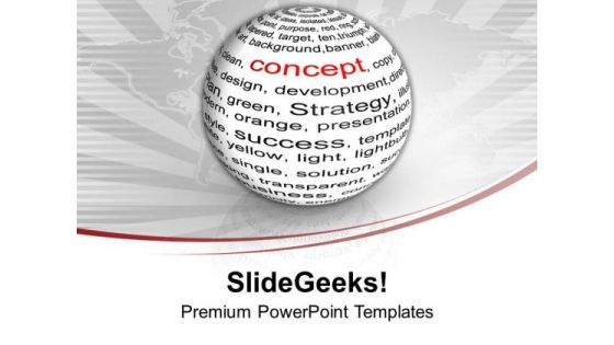 To Achieve Goal And Sucess Follow Concept PowerPoint Templates Ppt Backgrounds For Slides 0413