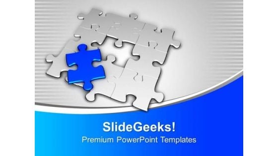 To Solve Puzzles Of Problem Find Solution PowerPoint Templates Ppt Backgrounds For Slides 0413