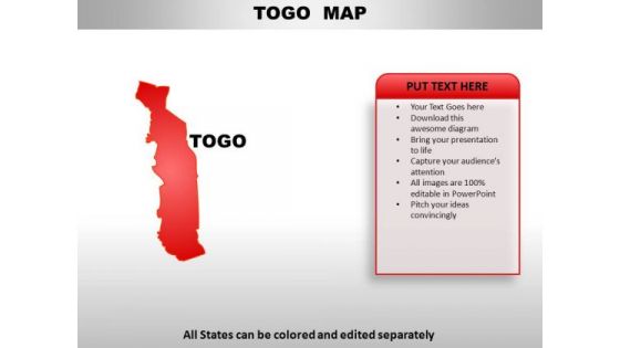 Togo PowerPoint Maps