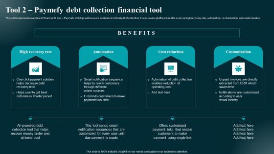 Tool 2 Paymefy Debt Collection Financial Tool Applications And Impact Infographics Pdf