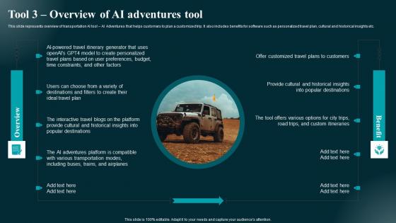 Tool 3 Overview Of AI Adventures Tool Applications And Impact Themes Pdf