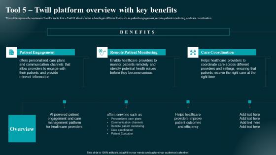 Tool 5 Twill Platform Overview With Key Benefits Applications And Impact Pictures Pdf