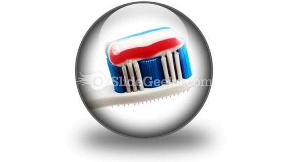 Toothbrush PowerPoint Icon C