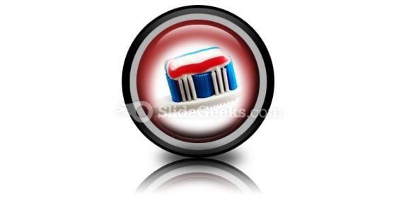 Toothbrush PowerPoint Icon Cc