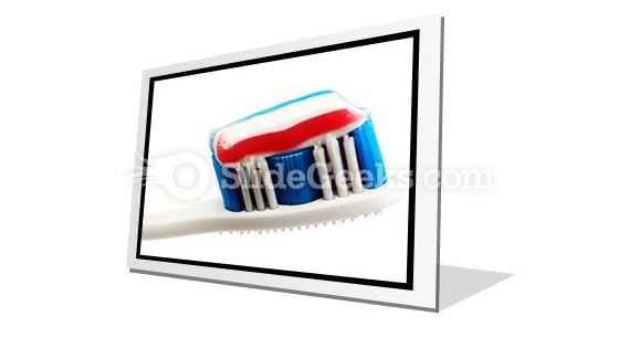Toothbrush PowerPoint Icon F Toothbrush PowerPoint Icon F