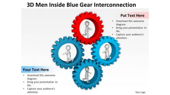 Top Business People 3d Men Inside Blue Gear Interconnection PowerPoint Templates Top Business People 3d Men Inside Blue Gear Interconnection PowerPoint Templates