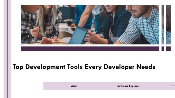 Top Development Tools Every Developer Needs PPT Template AT