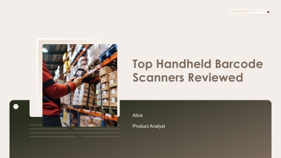 Top Handheld Barcode Scanners Reviewed PPT Demonstration AT