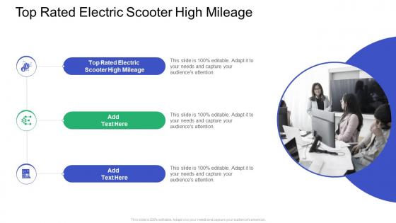 Top Rated Electric Scooter High Mileage In Powerpoint And Google Slides Cpb