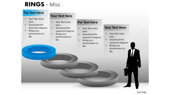 Top Rung Of Rings PowerPoint Templates Editable Ppt Slides