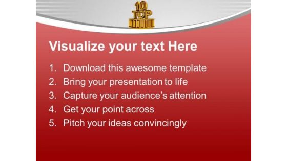 Top Ten Business Opportunity PowerPoint Templates Ppt Backgrounds For Slides 0313