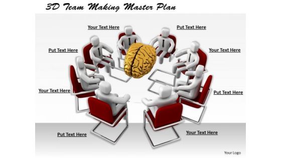 Total Marketing Concepts 3d Team Making Master Plan Business Statement