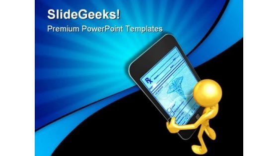 Touch Screen Technology PowerPoint Themes And PowerPoint Slides 0611