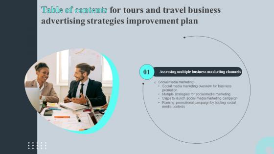 Tours And Travel Business Advertising Strategies Improvement Plan Table Of Contents Ideas Pdf Tours And Travel Business Advertising Strategies Improvement Plan Table Of Contents Ideas Pdf