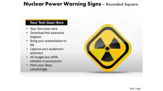 Toxic Power Warning Signs Circles Rounded Square PowerPoint Slides And Ppt Diagram Templates