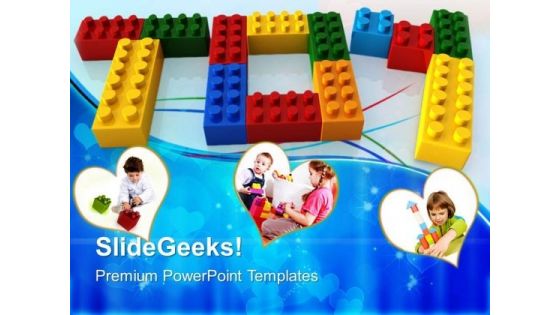 Toy Word With Lego Game PowerPoint Templates And PowerPoint Themes 0512