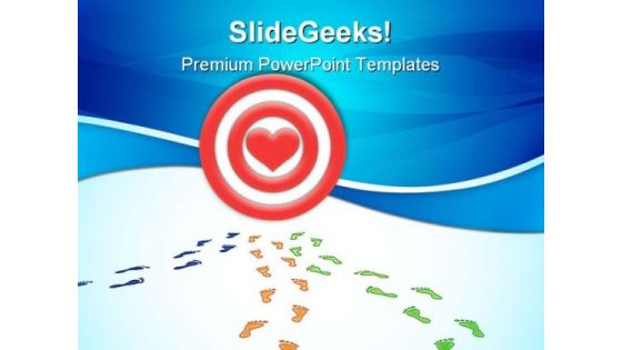Traces Footprints Symbol PowerPoint Templates And PowerPoint Backgrounds 0511
