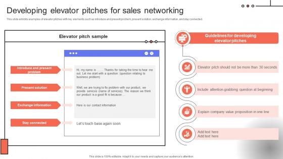 Trade Event Tactics To Boost Developing Elevator Pitches For Sales Networking SA SS V Trade Event Tactics To Boost Developing Elevator Pitches For Sales Networking SA SS V