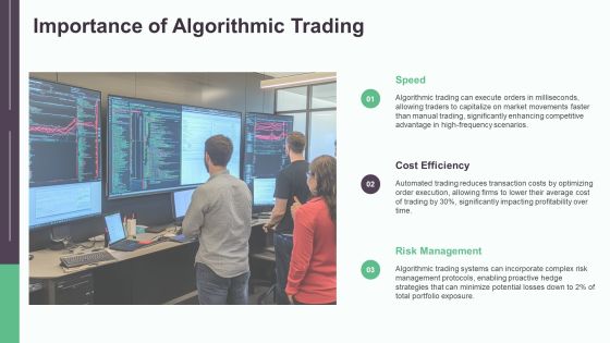 Trading Algorithm Development Insights PPT Guidelines AT Slide04