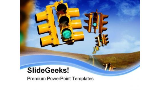 Traffic Lights01 Metaphor PowerPoint Templates And PowerPoint Backgrounds 0811