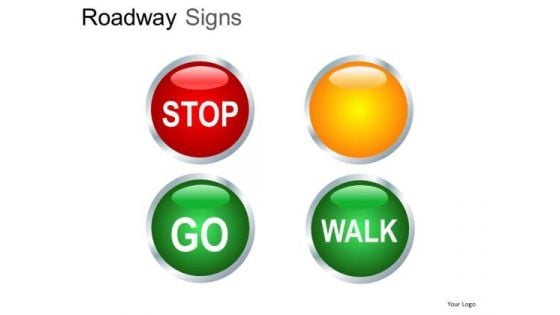 Traffic Lights Road Signs PowerPoint Slides And Ppt Diagram Templates