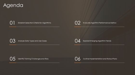 Training Algorithm Selection For Enhanced Performance PPT Summary AT Slide02