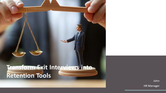 Transform Exit Interviews Into Retention Tools PPT Structure AT