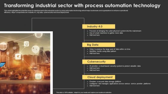 Transforming Industrial Sector With Process Automation Technology Structure Pdf