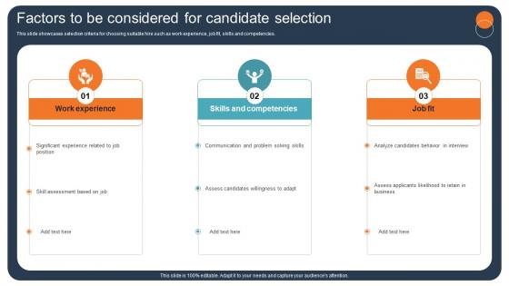 Transforming Recruitment Process Factors To Be Considered For Candidate CRP DK SS