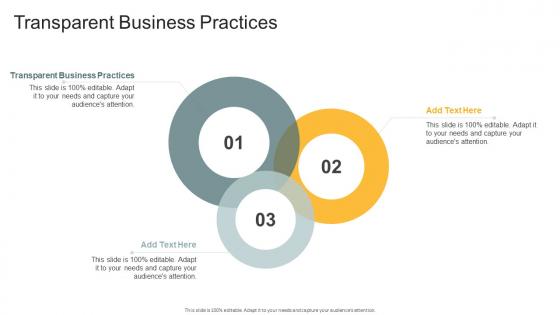 Transparent Business Practices In Powerpoint And Google Slides Cpb