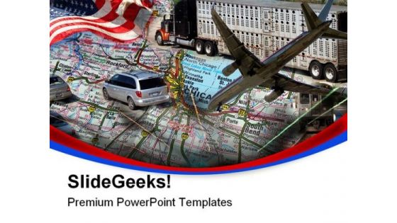 Transportation Design Technology PowerPoint Themes And PowerPoint Slides 0811