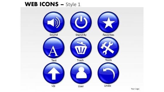 Trash Text User Icons PowerPoint Slides And Ppt Diagram Templates
