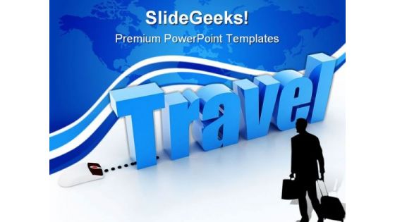 Travel Concept Business PowerPoint Templates And PowerPoint Backgrounds 0411