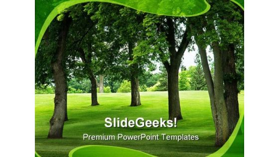 Trees Nature PowerPoint Backgrounds And Templates 0111