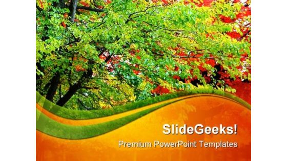 Trees Nature PowerPoint Templates And PowerPoint Backgrounds 0411