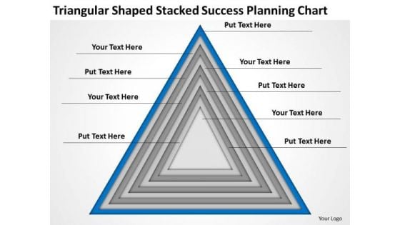 Triangular Shaped Stacked Success Planning Chart Ppt 9 Download Business Plans PowerPoint Slides